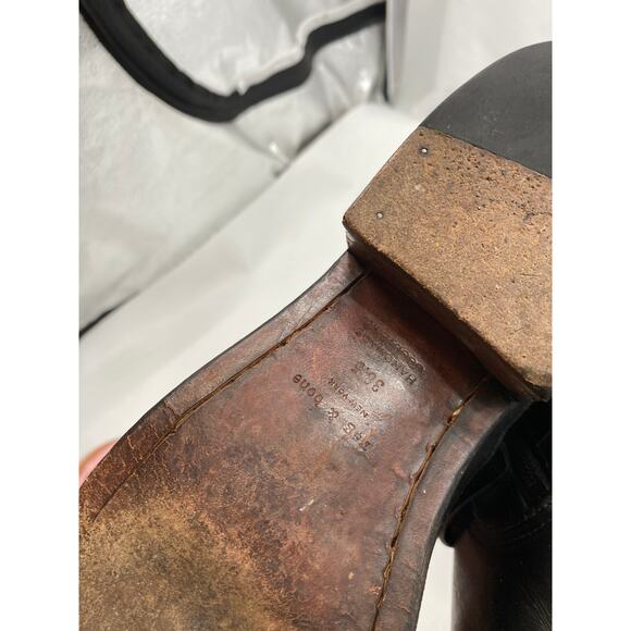 Rag & Bone 38.5 black leather tall boots - Picture 6 of 6